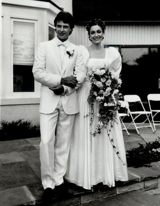 National ballet dancer Frank Augustyn and his new bride Erene Constantine were married on Saturday