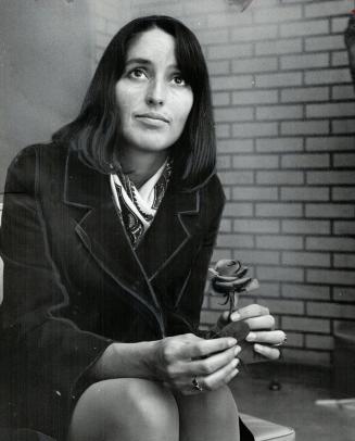 Joan Baez, whose folk-singing has made her famous, is a hippy