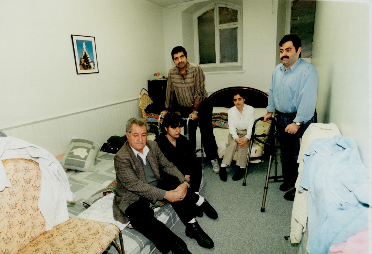 From left: Father Nadim, Children: Elham, Jamal, Faten, Anwar