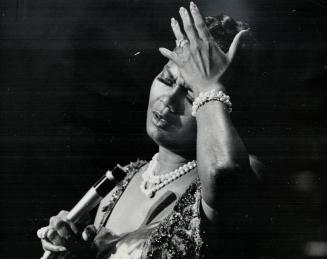 Singer Pearl Bailey. Defied AGVA by appearing at O'Keefe Centre
