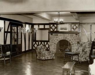 H. R. Bain. Down in the basement is the big, cosy recreation room