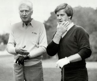 Golf greats: Al Balding, left, and have been two of Canada's outstanding professional golfers for years