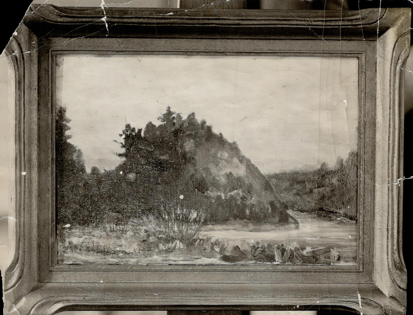 Two works of Dr. F. C. Banting. Above are two oils from the brush of Dr. F. C. Banting, the discoverer of insulin, who for the moment has forsaken sci(...)