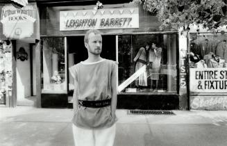 Leighton Barrett: Toronto designer stands outside his new store-within-a-store, Leighton Barrett Downtown and Bambini Children's Collectables