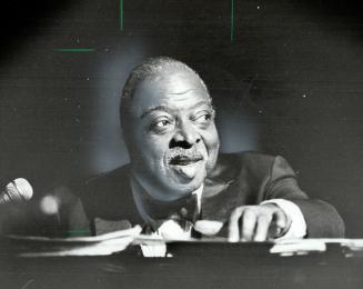 Basie's back. Count Basie and his orchestra moved into the Royal York's Imperial Room last night through April 16