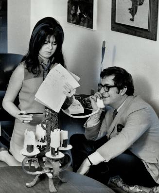 Mr. and Mrs. Howard Bateman in Action, Last-minute preparations for opening night