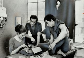 The heart of Toronto dance theatre, Founders David Earle (centre) and Peter Randazzo with partner Patricia Beatty
