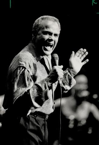 An old favorite: Harry Belafonte returned to the O'Keefe Centre last night with a warm and playful evening of music and laughter