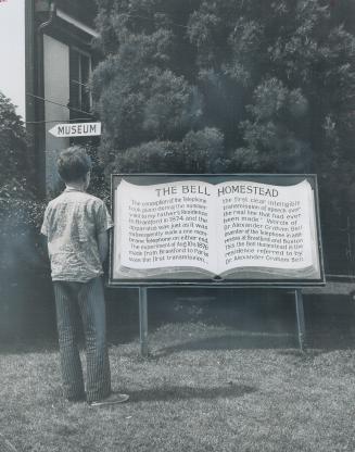 The Bell Homestead in Brantford is where Alexander Graham Bell carried out many of the experiments which led to development of the telephone. It's a National Historic Site now