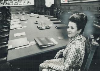 Ontario's first woman cabinet minister, Margaret Birch, took her place this week with the hope of bringing government to the pople. I'm just Marg Birc(...)