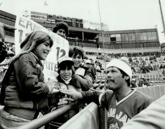 It's a kid's game: Toronto's young people took to the Blue Jays and veteran catcher Ernie Whitt warmed to them mightily despite the fact he had to wear a toque in the early warmups
