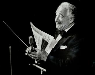 Borge's back. That Danish delight, Victor Borge, is a regular fixture every summer at the Forum in Ontario Place, and last night his fans were out in (...)
