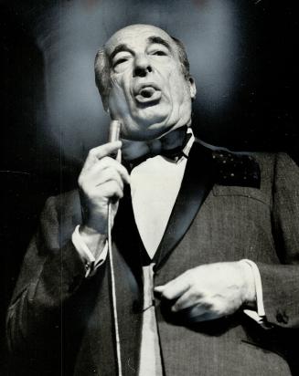 Comedian Victor Borge last night broke up Massey Hall audience with his particular brand of patter and piano playing