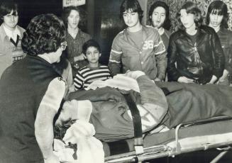 Experience speaks: Mike Bossy, then an Islander rookie, hurt his neck in a 1978 playoff game against the Leafs