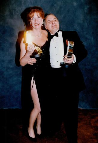 Sara Botsford and Cedric Smith won best performances by a lead actress and actor in a series and shared their happiness