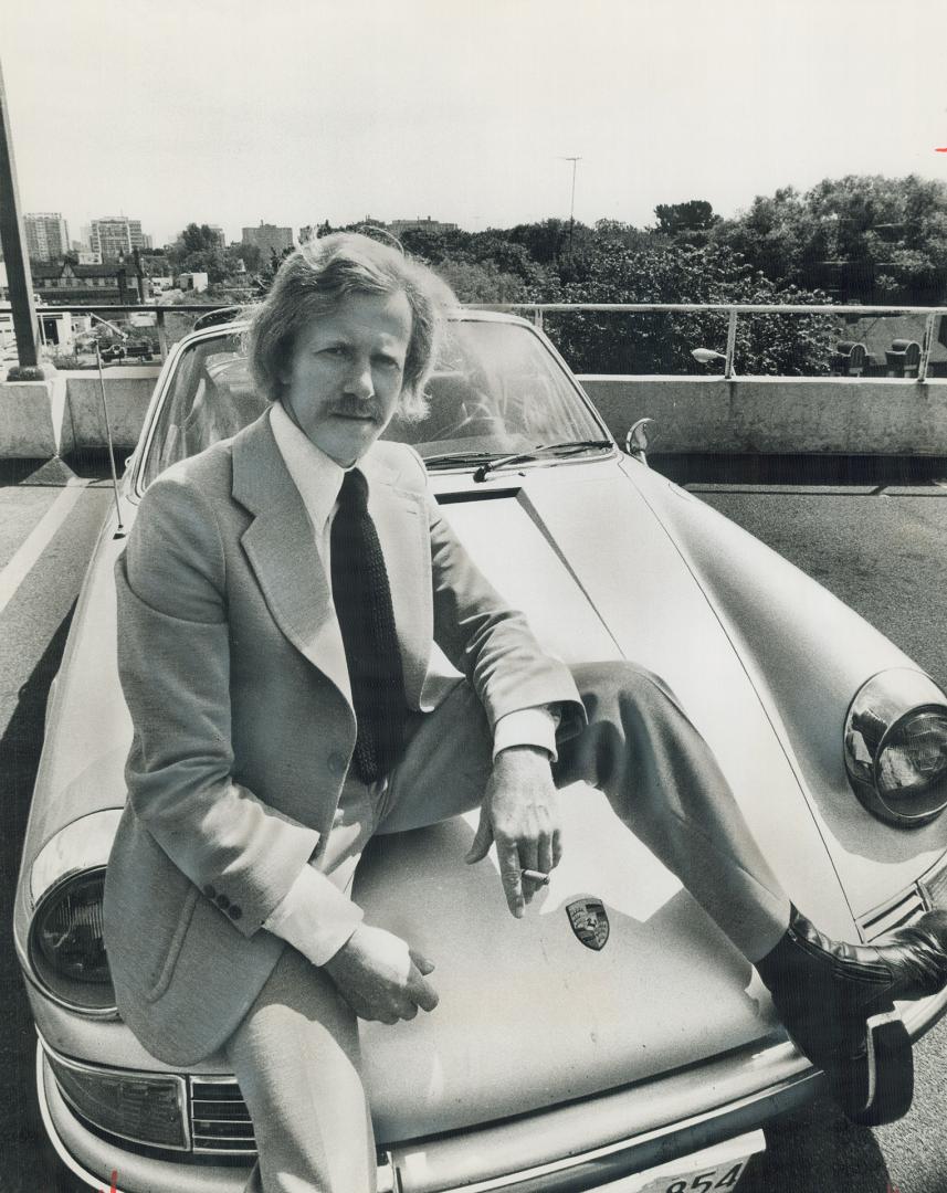 Fruits of success-such as his Rive Gauche suit and Porsche car-are enjoyed by Roel Bramer, who rules a Toronto empire of with-it