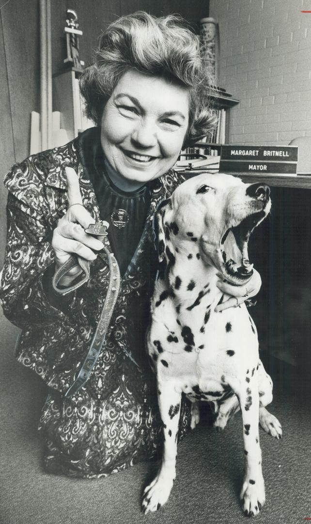 He's number 1. Snapper, King Mayor Margaret Britnell's 15-year-old Dalmatian, will be wearing dog tag No. 1 this year. The mayor arranged for the spec(...)