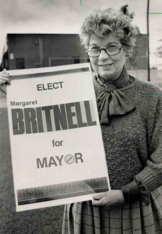 Margaret Britnell: She's federal returning officer and running for mayor