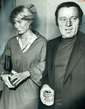 Richard Burton and his new wife Suzy
