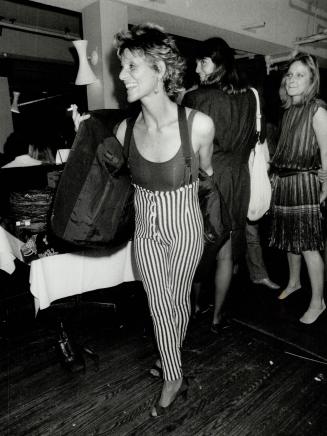 Jackie Burroughs: Actress dazzled Eastern bash with a deluxe tux and striped leggings