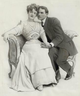 Billie Burke, in 1908, in first starring role on stage-- This broadway play was Love Watches