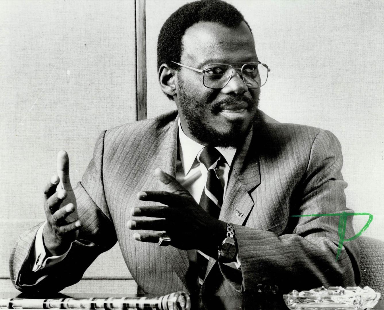 Zulu leader: Chief Gatsha Buthelezi denounced those advocating violence to fight apartheid
