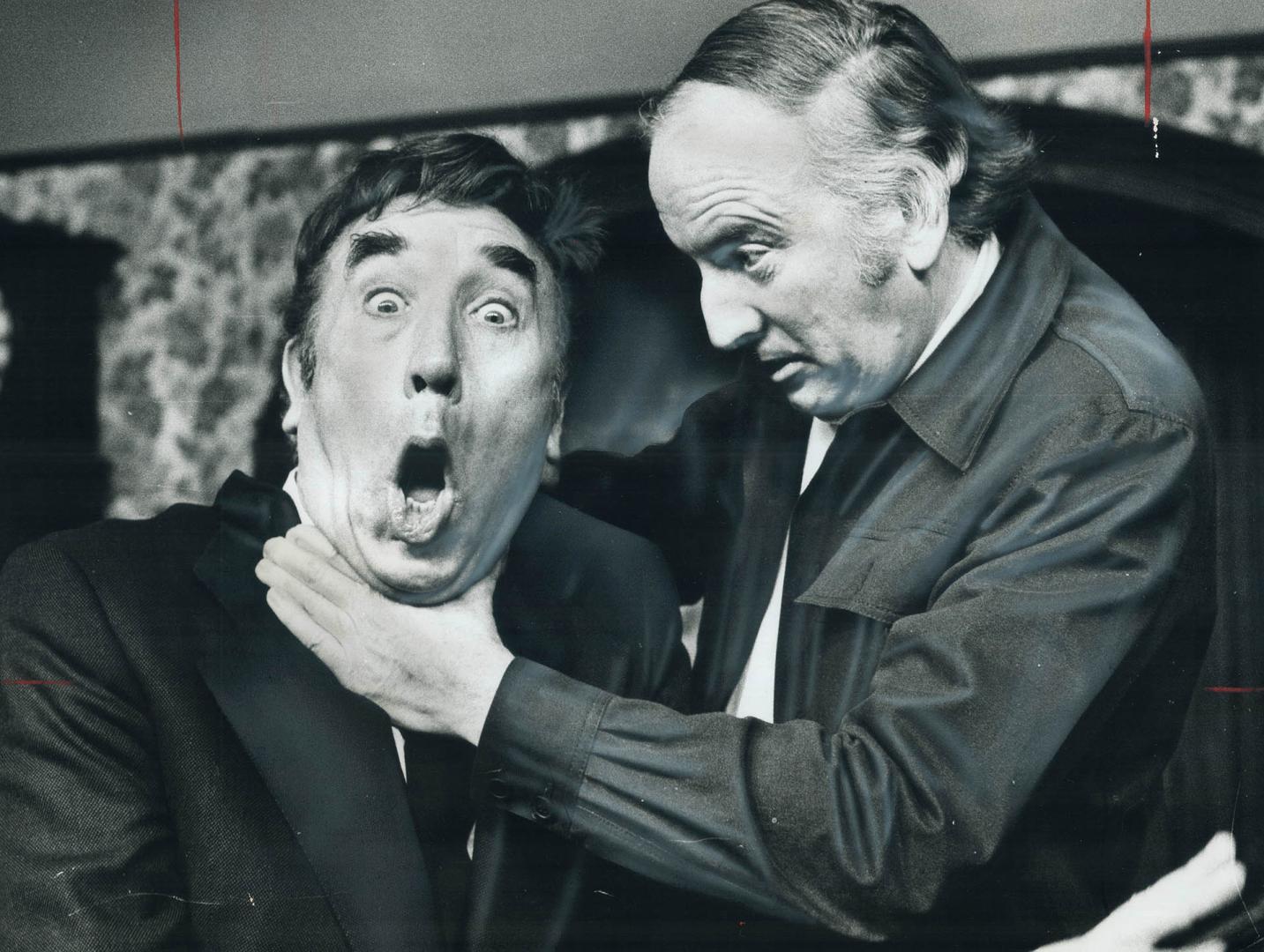 When director Norman Campbell (right) tells you to do it right, you do it right, or you end up in the same boat as British comedian Frankie Howerd . .(...)