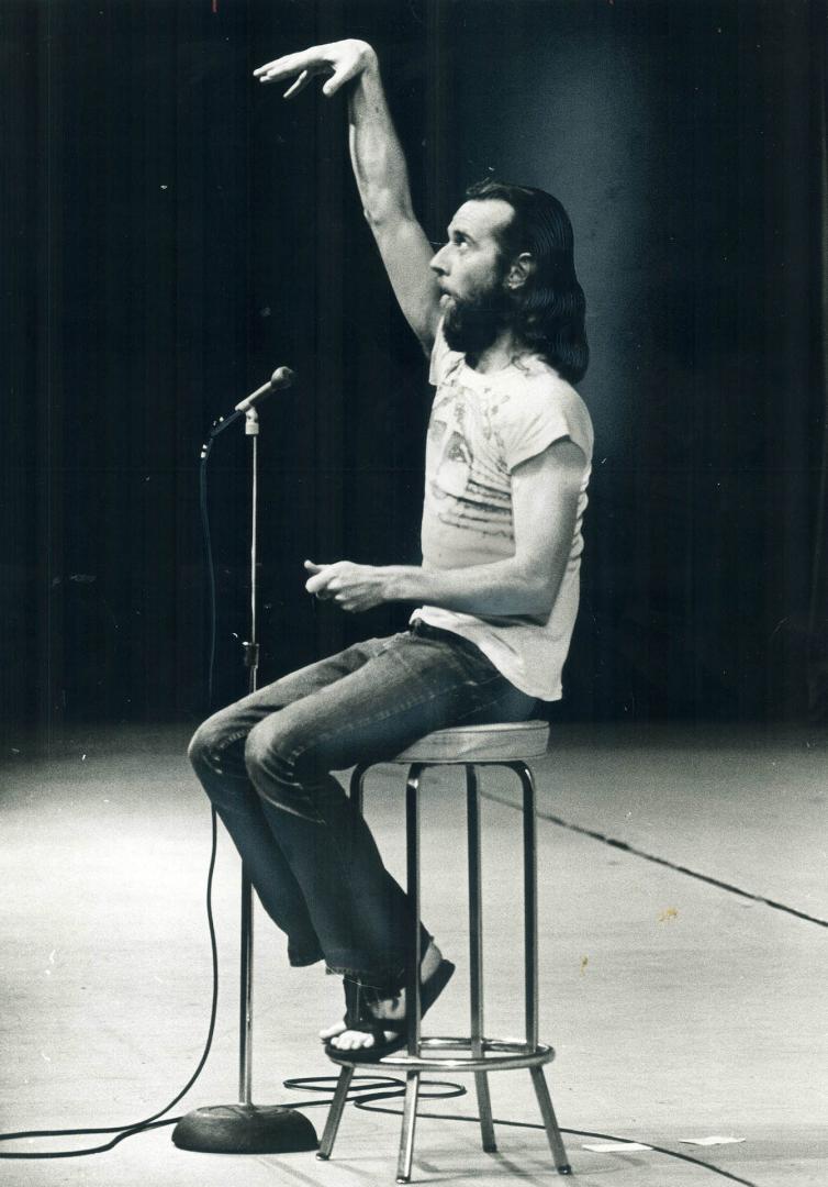 U.S. comedian George Carlin. He now calls his TV routine The Milwaukee Seven