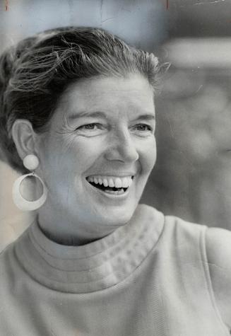 June Callwood, in private life Mrs. Trent Frayne, is a writer fighting for rights of the Yorkville hippies. She has four children from 23 to 7