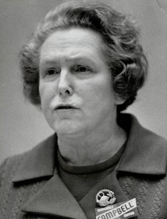 Margaret Campbell said gloves are off' in her campaign for Dennison's job