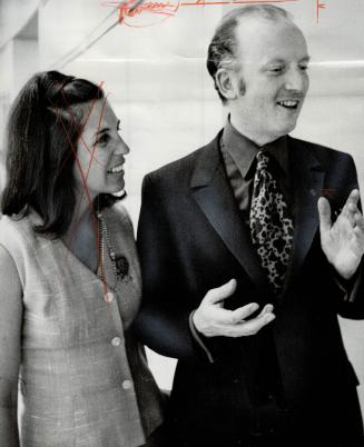 Emmy Winner Norman campbell arrived back in Toronto yesterday with Mrs