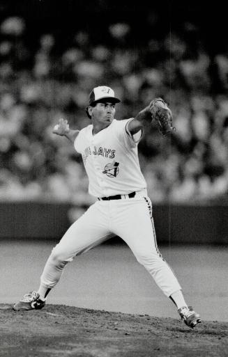 First win: Tom Candiotti pitched seven shutout innings to pick up his eighth win, first as a Jay