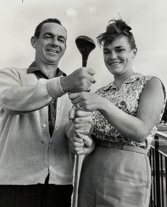 Jack Carter with worthy rival Gail Harvey