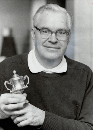 Donald Carrick still has replica of Star Trophy he won as Ontario Amateur golf champion in 1926