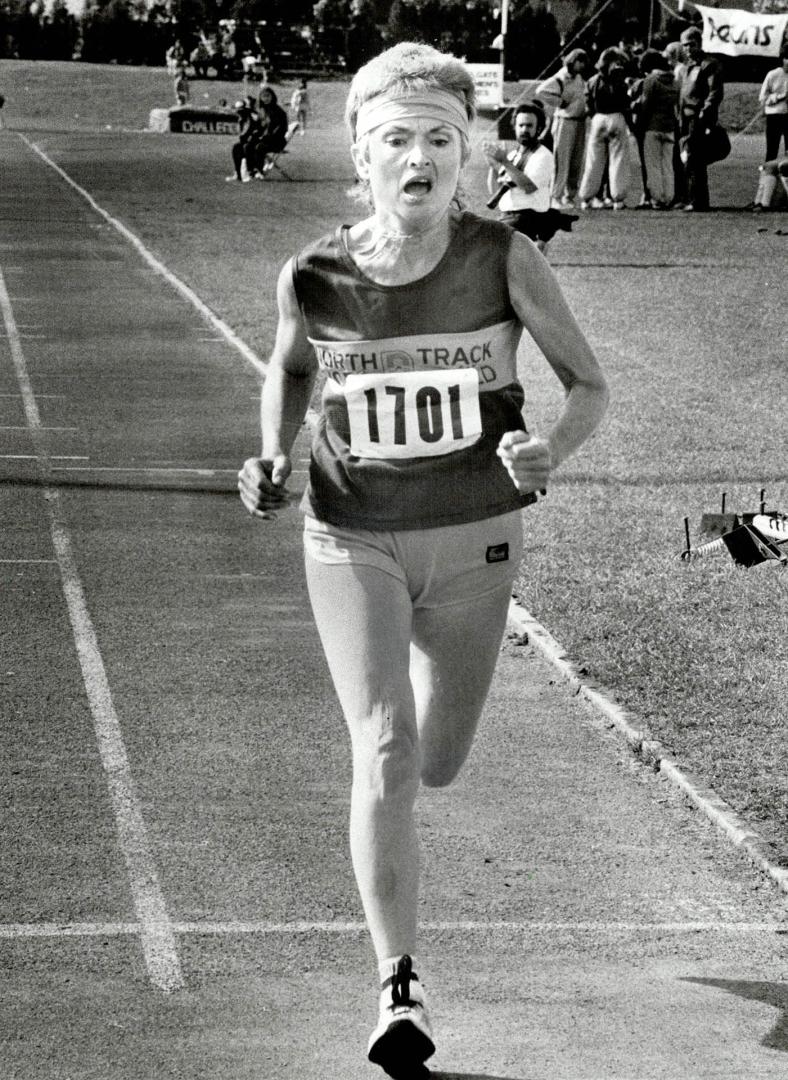 Ready: Sharpy Litvack (above) and former Miss Toronto Ruth Carrier are just two Canadians preparing for 1985 Masters Games