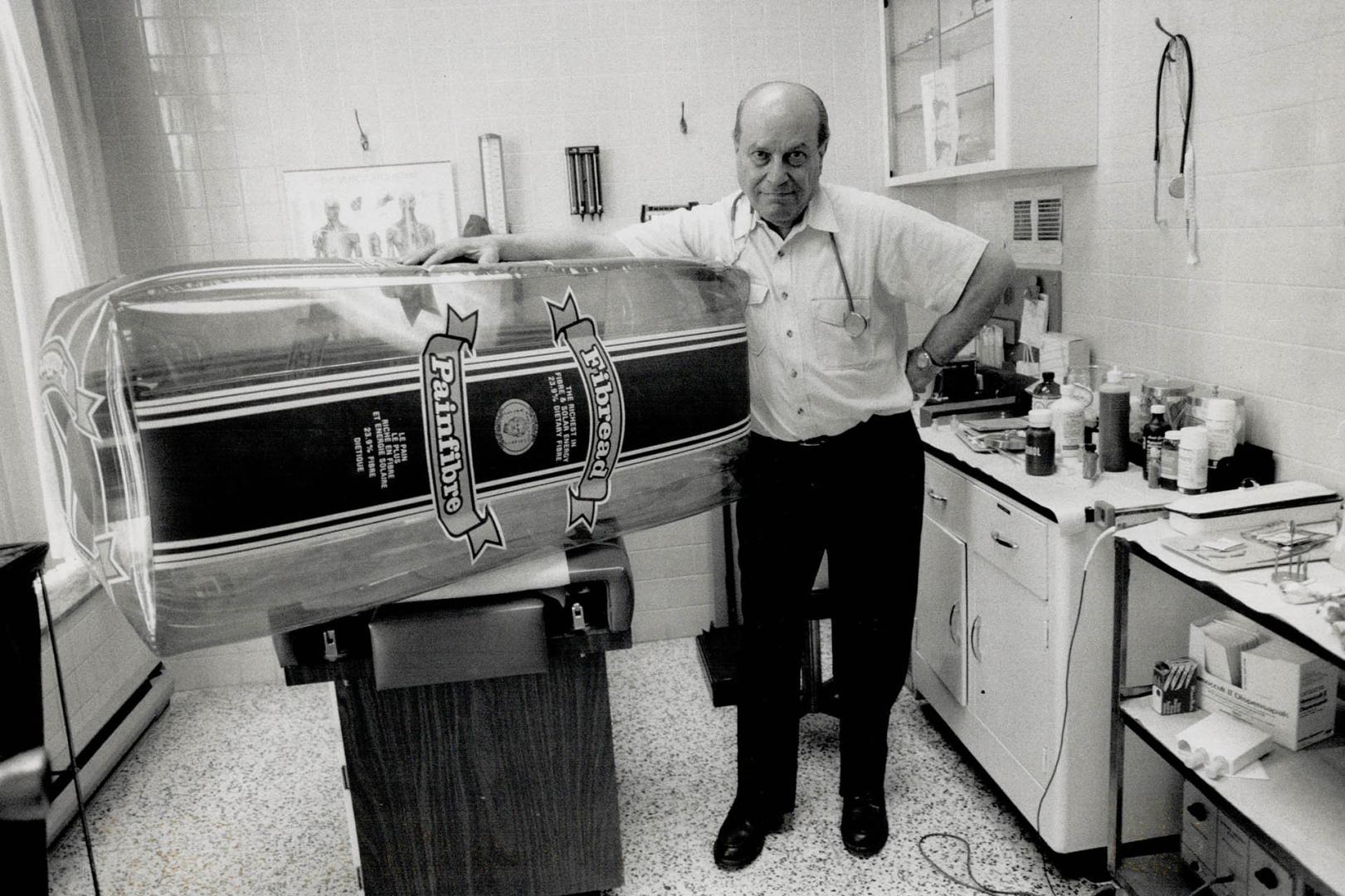 Dr. Olindo Casullo, who created Fibread, almost went broke when a $2.1 million lottery win enabled him to open a new bakery