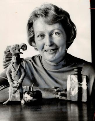 First world Crafts Exhibition to be held in Toronto in June is being planned by Miss Joan Chalmers, the first woman president of the Canadian Guild of Crafts