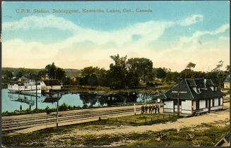 C.P.R. Station, Bobcaygeon, Kawartha Lakes, Ontario, Canada