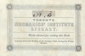 Toronto Mechanics' Institute Library