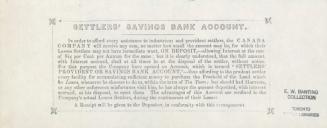 Settlers' savings bank account