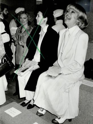 And Carol Channing, right, was an enthusiastic Ellis fan