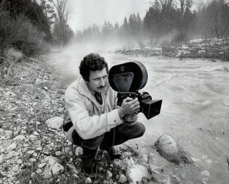 Canadian film-maker Christopher Chapman, shown here in the split screen fashion he made famous with his film A Place to Stand, would rather stay at ho(...)