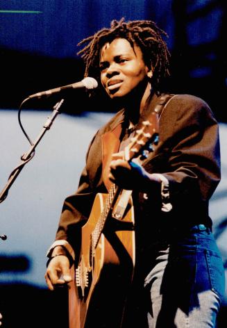 Chapman at Kingswood: Singer Tracy Chapman, with opening act Johnny Clegg and Savuka, headlined the bill at Kingswood Theatre in Canada's Wonderland last night