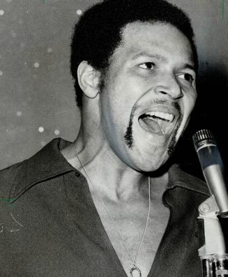 Singer Chubby Checker. The old twister is at the Colonial