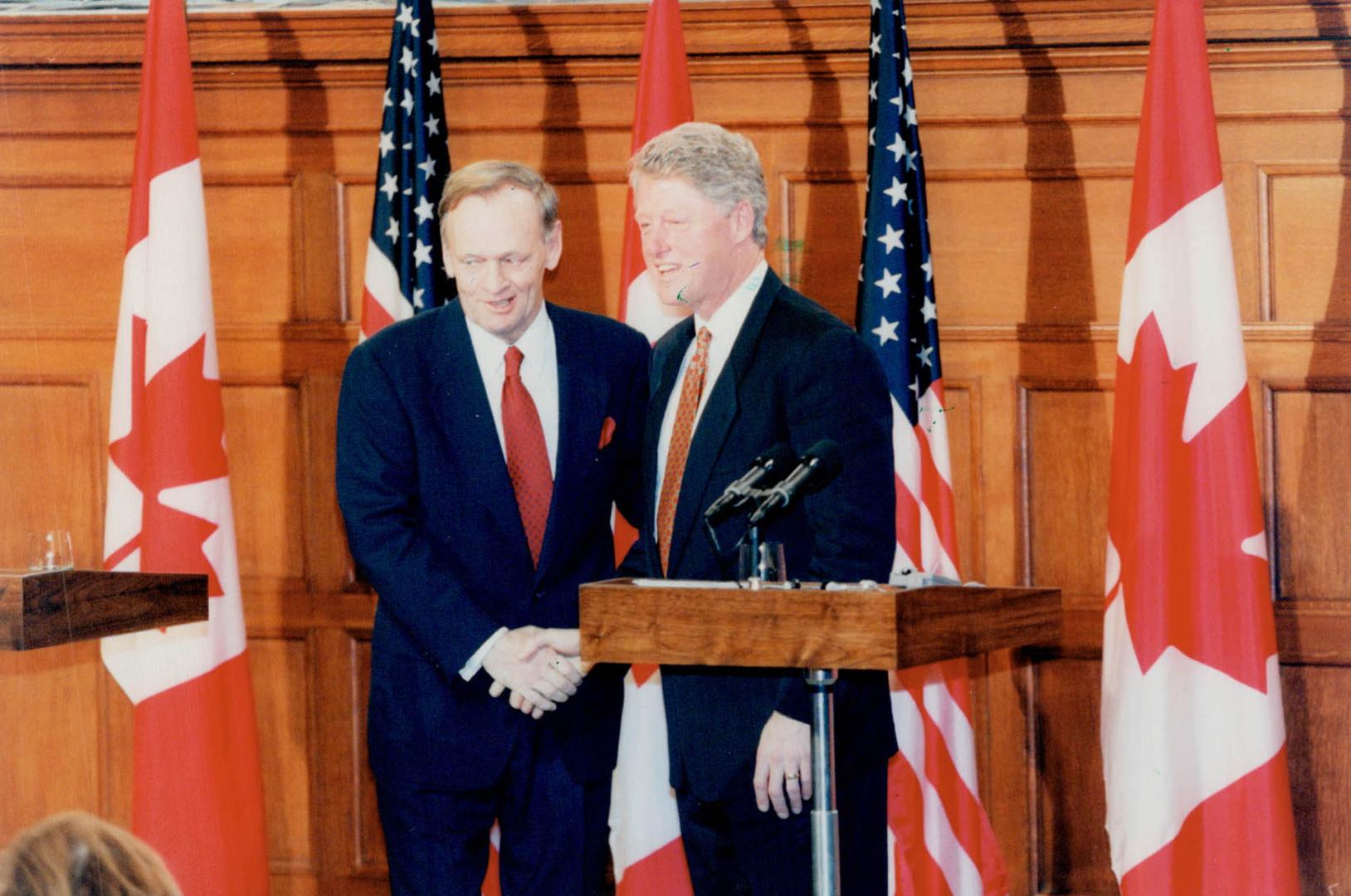 Jean Chretien w. Bill Clinton