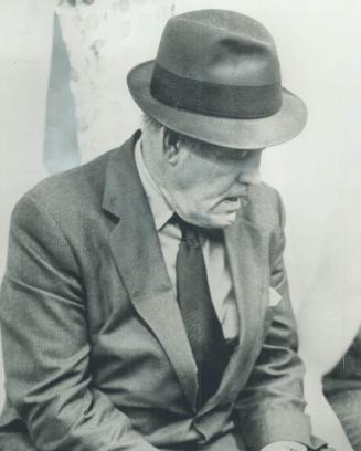King Clancy is dejected. His Leafs lost to Boston, 3-2