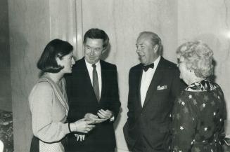 Maureen McTeer and Mr and Mrs George Shultz