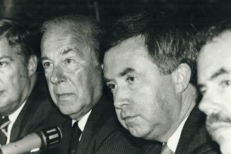 Joe Clark with George Shultz
