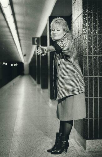 'Don't sleep in the subway'. Petula Clark, now appearing at the Imperial Room, took a trip on the Toronto subway system this week and surprised a lot of people who remembered her hit song of 1967