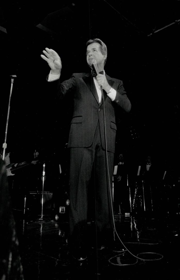 Left, on-stage and looking everyouthful is the world's oldest teenager, Dick Clark
